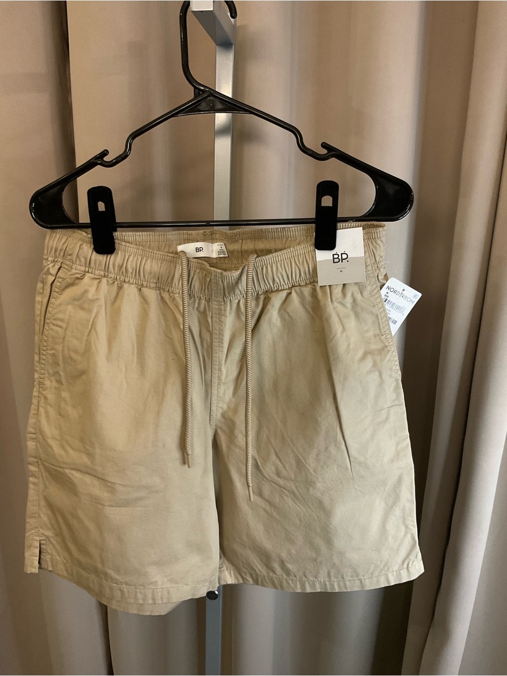 bp Tan Drawstring Cotton Shorts